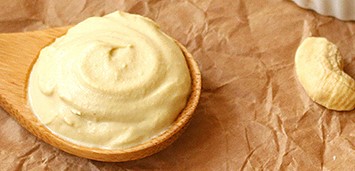 cashew cheese spoon